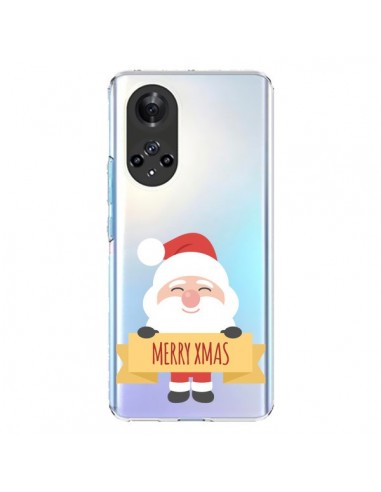 Coque Honor 50 et Huawei Nova 9 Père Noël Merry Christmas transparente - Nico