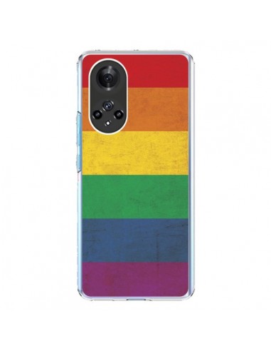 Coque Honor 50 et Huawei Nova 9 Drapeau Arc En Ciel Gay - Nico