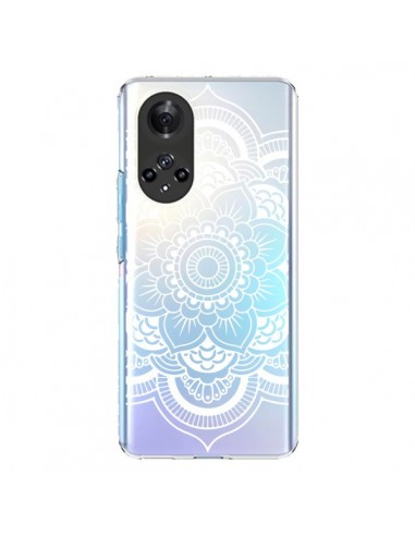 Coque Honor 50 et Huawei Nova 9 Mandala Blanc Azteque Transparente - Nico