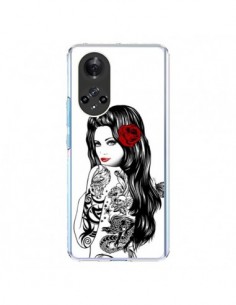 Coque Honor 50 et Huawei Nova 9 Tattoo Girl Lolita -...