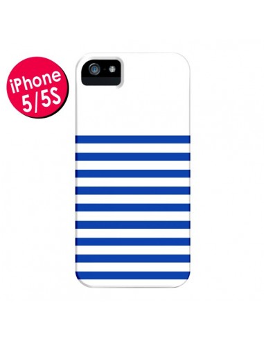 Coque Mariniere Bleu pour iPhone 5 et 5S - Jonathan Perez