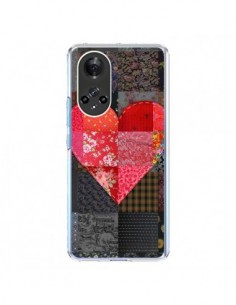 Coque Honor 50 et Huawei Nova 9 Coeur Heart Patch -...