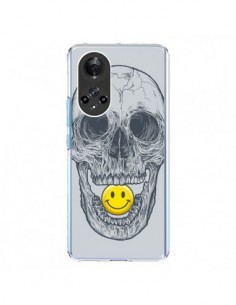 Coque Honor 50 et Huawei Nova 9 Smiley Face Tête de Mort...