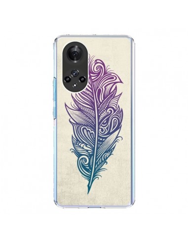 Coque Honor 50 et Huawei Nova 9 Feather Plume Arc En Ciel - Rachel Caldwell