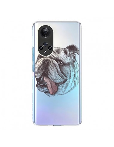 Coque Honor 50 et Huawei Nova 9 Chien Bulldog Dog Transparente - Rachel Caldwell