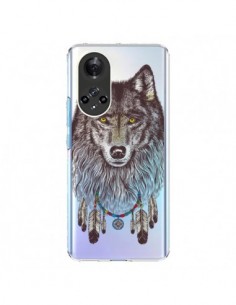 Coque Honor 50 et Huawei Nova 9 Loup Wolf Attrape Reves...