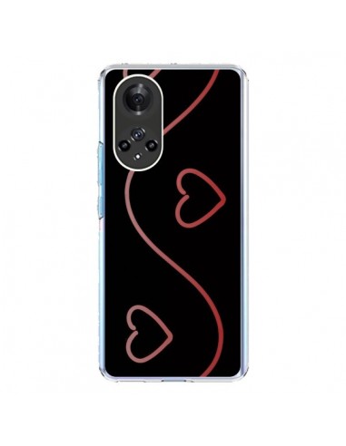 Coque Honor 50 et Huawei Nova 9 Coeur Love Rouge - R Delean