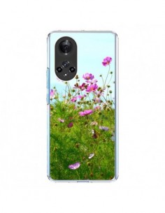Coque Honor 50 et Huawei Nova 9 Fleurs Roses Champ - R...