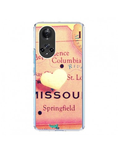 Coque Honor 50 et Huawei Nova 9 Carte Map Missouri Coeoeur - R Delean