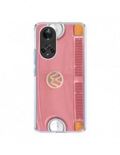Coque Honor 50 et Huawei Nova 9 Groovy Van Hippie VW Rose...