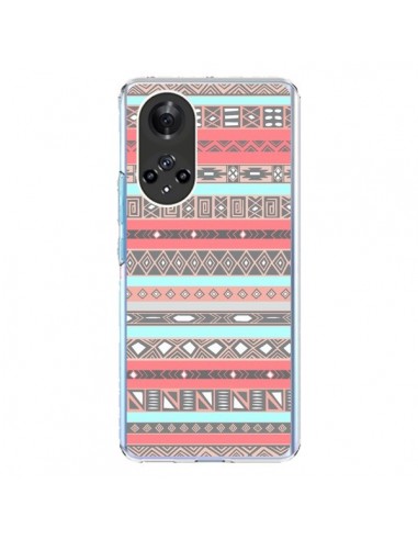 Coque Honor 50 et Huawei Nova 9 Azteque Aztec Rose Pastel - Rex Lambo