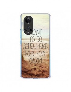 Coque Honor 50 et Huawei Nova 9 I want to go somewhere -...