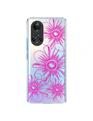 Coque Honor 50 et Huawei Nova 9 Spring Flower Fleurs Roses Transparente - Sylvia Cook