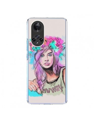 Coque Honor 50 et Huawei Nova 9 Femme Mannequin Barbara Palvin - Sara Eshak