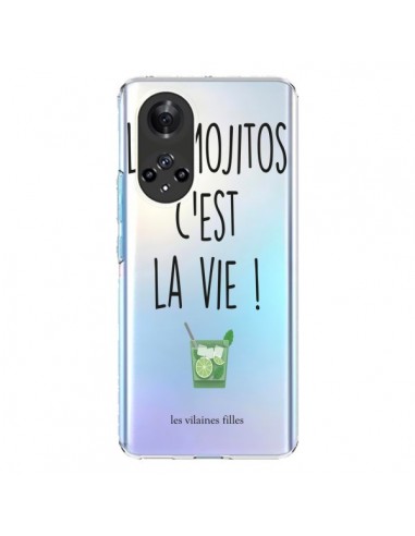 Coque Honor 50 et Huawei Nova 9 Les Mojitos, c'est la vie Transparente - Les Vilaines Filles