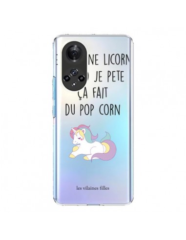 Coque Honor 50 et Huawei Nova 9 Je suis une licorne, quand je pète ça fait du pop corn - Les Vilaines Filles