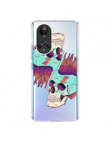 Coque Honor 50 et Huawei Nova 9 Tête de Mort Crane Punk Double Transparente - Victor Vercesi