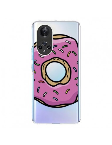 Coque Honor 50 et Huawei Nova 9 Donuts Rose Transparente - Yohan B.