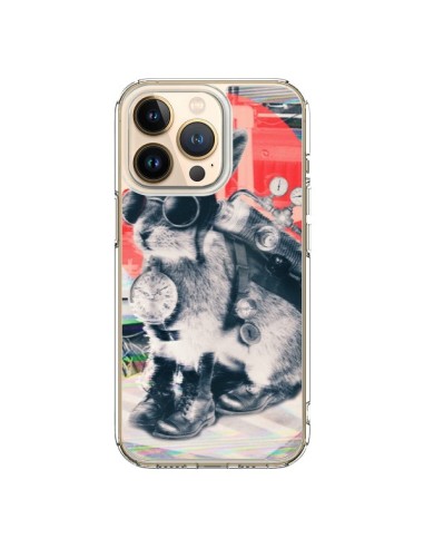 Coque iPhone 13 Pro Lapin Time Traveller - Ali Gulec