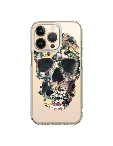Coque iPhone 13 Pro Skull Vintage Tête de Mort Transparente - Ali Gulec