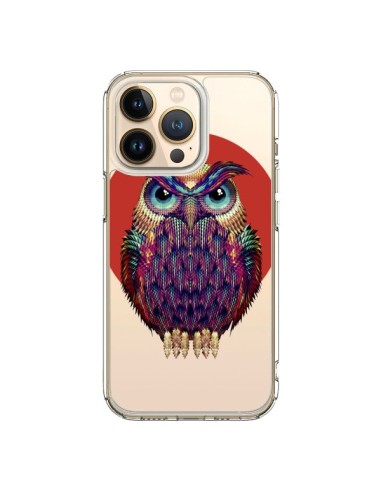 Coque iPhone 13 Pro Chouette Hibou Owl Transparente - Ali Gulec