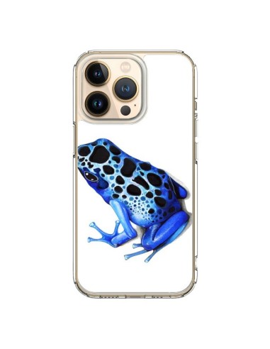 Coque iPhone 13 Pro Grenouille Bleue - Annya Kai