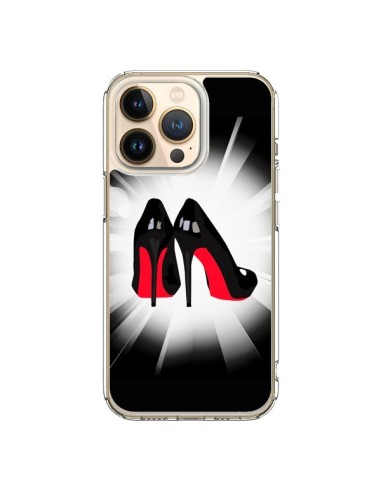 Coque iPhone 13 Pro Chaussures Semelles Rouges Red Soles Femme - Aurelie Scour