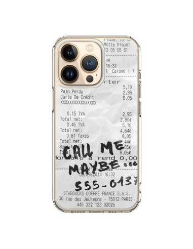 Coque iPhone 13 Pro Call me maybe - Benoit Bargeton
