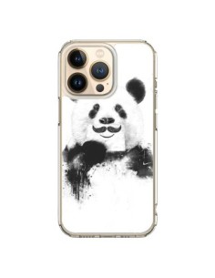Coque iPhone 13 Pro Funny Panda Moustache Movember -...