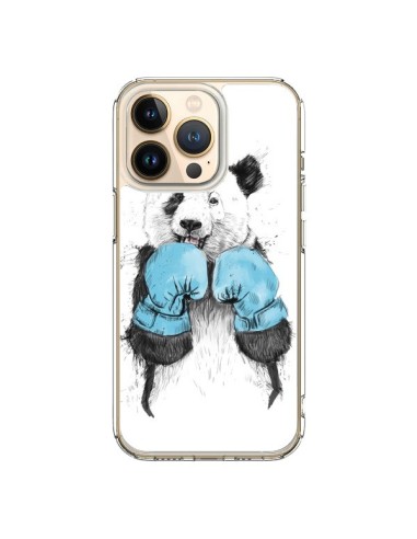 Coque iPhone 13 Pro Winner Panda Boxeur - Balazs Solti