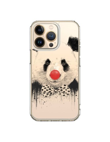 Coque iPhone 13 Pro Clown Panda Transparente - Balazs Solti