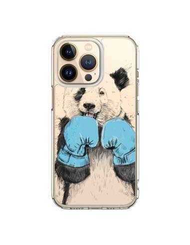 Coque iPhone 13 Pro Winner Panda Gagnant Transparente - Balazs Solti