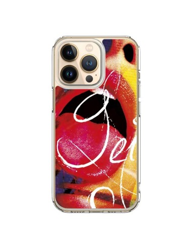 Coque iPhone 13 Pro Get Bouche Sexy - Brozart