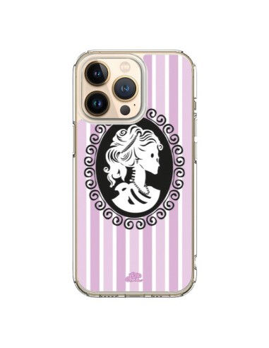 Coque iPhone 13 Pro Camée Squelette Rose et Bleue - Enilec