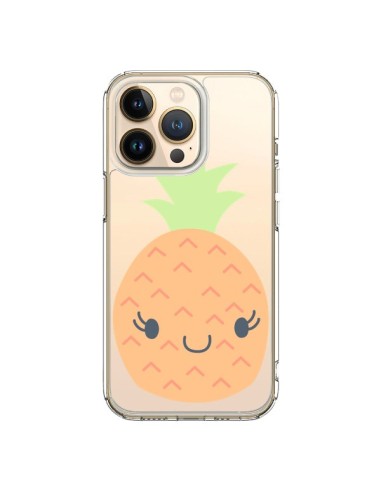 Coque iPhone 13 Pro Ananas Pineapple Fruit Transparente - Claudia Ramos
