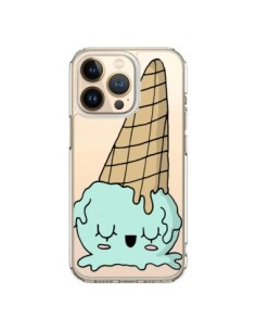 iPhone 13 Pro Case Ice cream Summer Overthrown Clear -...