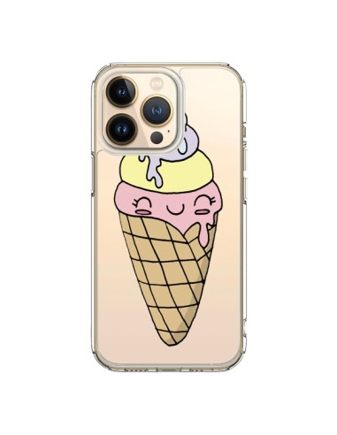 Coque iPhone 13 Pro Ice Cream Glace Summer Ete Parfum Transparente - Claudia Ramos