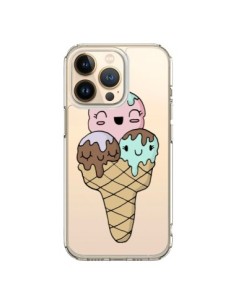Coque iPhone 13 Pro Ice Cream Glace Summer Ete Cerise...