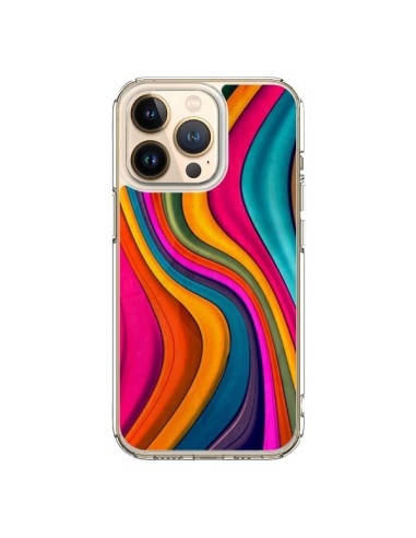 Coque iPhone 13 Pro Love Color Vagues - Danny Ivan