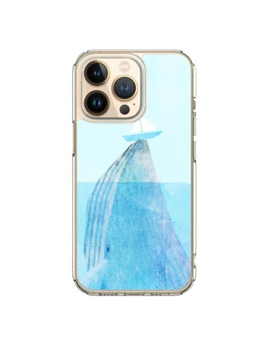 Coque iPhone 13 Pro Baleine Whale Bateau Mer - Eric Fan