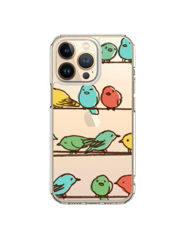 Cover iPhone 13 Pro Uccelli Trasparente - Eric Fan