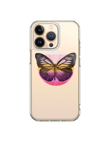 Coque iPhone 13 Pro Papillon Butterfly Transparente - Eric Fan