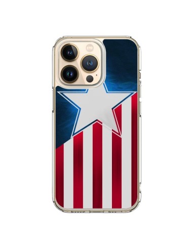 Coque iPhone 13 Pro Captain America - Eleaxart