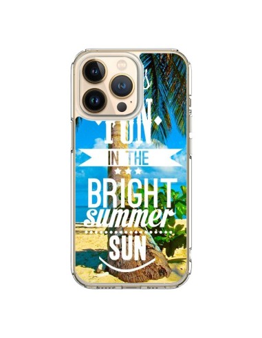 Coque iPhone 13 Pro Fun Summer Sun _té - Eleaxart