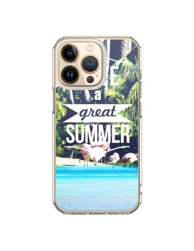 Coque iPhone 13 Pro Have a Great Summer Eté - Eleaxart