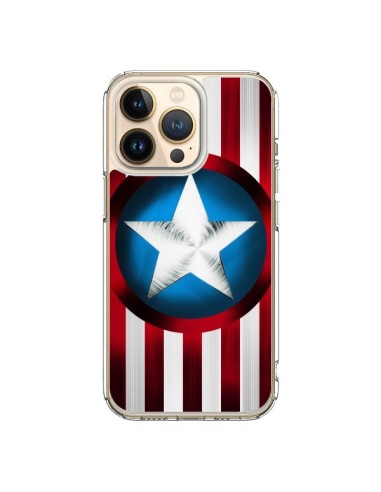 Coque iPhone 13 Pro Captain America Great Defender - Eleaxart