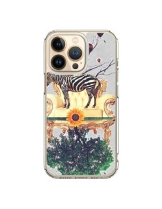 Coque iPhone 13 Pro Zebre The World - Eleaxart