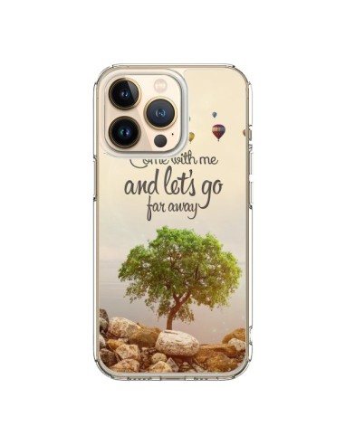 Coque iPhone 13 Pro Let's Go Far Away Ballons - Eleaxart