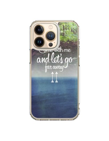 Coque iPhone 13 Pro Let's Go Far Away Forest Foret - Eleaxart