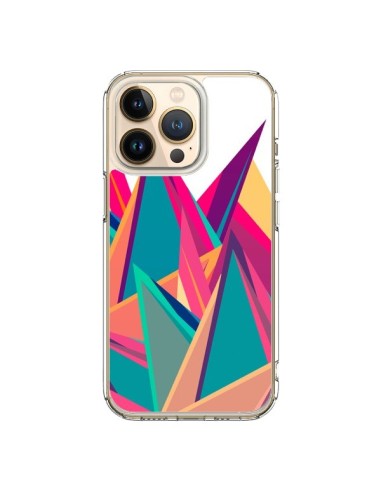 Coque iPhone 13 Pro Triangles Intensive Pic Azteque - Eleaxart